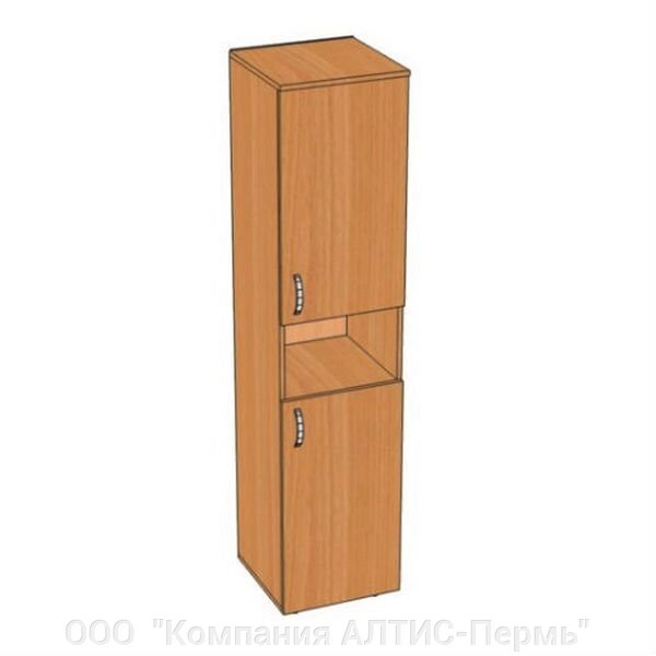 Шкаф-пенал 400*400*2000 для гостиной от компании ООО  "Компания АЛТИС-Пермь" - фото 1