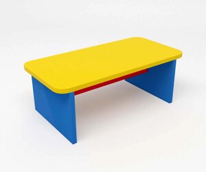 Скамейка для 2-секционного шкафа малого (Цветная)