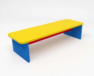 Скамейка для 3-секционного шкафа малого (Цветная)
