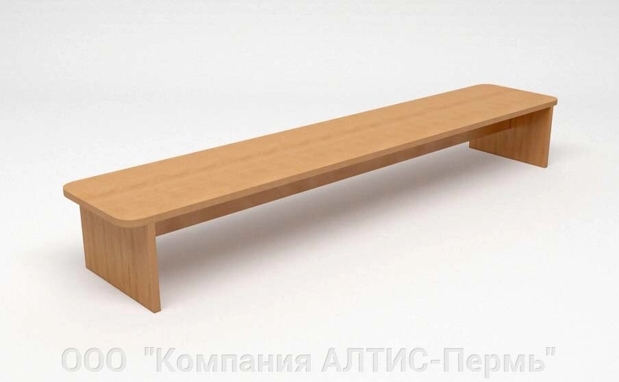 Скамейка для 5-секционного шкафа стандарт от компании ООО  "Компания АЛТИС-Пермь" - фото 1