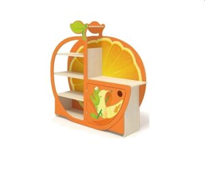 Стеллаж-уголок природы «апельсин»