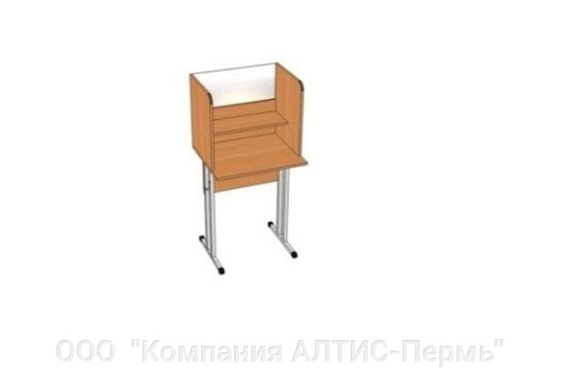Стол 1 местный для лингафонного кабинета от компании ООО  "Компания АЛТИС-Пермь" - фото 1