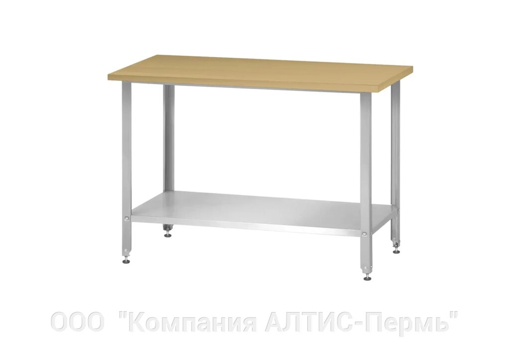 Стол кондитерский СПП - 1200*600*860 "Profi" (полка сплошная) от компании ООО  "Компания АЛТИС-Пермь" - фото 1