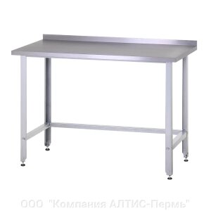 Стол производственный СПРн - 600*600*860 "Norma Inox", борт (полка-обвязка, ножка угловая) от компании ООО  "Компания АЛТИС-Пермь" - фото 1