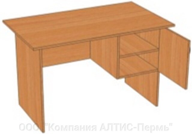Стол с подвесной тумбой (с дверью) 1000*700*750 от компании ООО  "Компания АЛТИС-Пермь" - фото 1