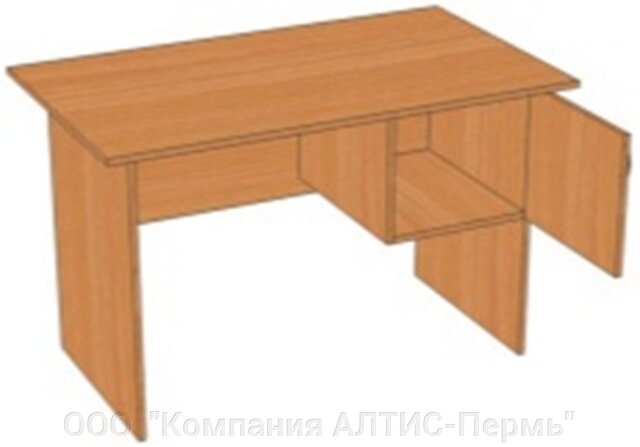Стол с подвесной тумбой (с дверью) 1400*700*750 от компании ООО  "Компания АЛТИС-Пермь" - фото 1