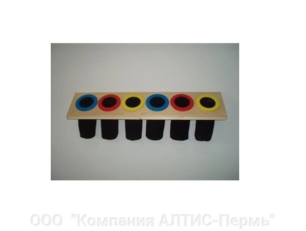 Тактильные ячейки (модуль из 6 ячеек) 950*170*200 от компании ООО  "Компания АЛТИС-Пермь" - фото 1
