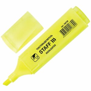 Текстовыделитель STAFF everyday HL-728, желтый, линия 1-5 мм, 150728