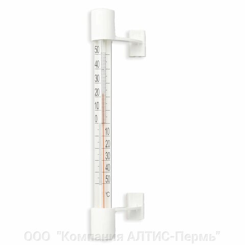 Термометр оконный, крепление на липучку, диапазон от -50 до +50°C, ПТЗ, Т-5 от компании ООО  "Компания АЛТИС-Пермь" - фото 1