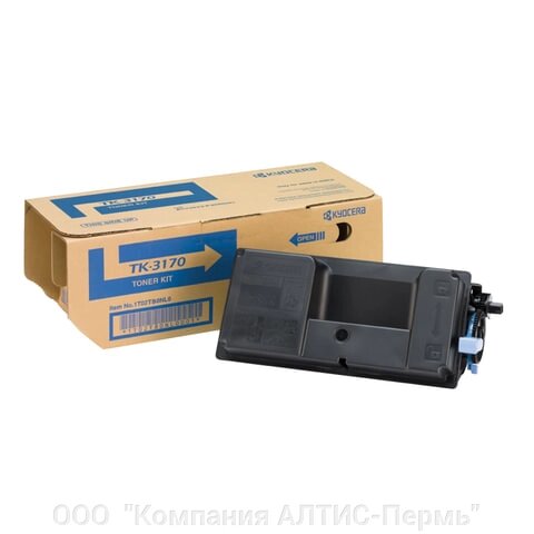 Тонер-картридж KYOCERA (TK-3170) ECOSYS P3050dn/P3055dn/P3060dn, ресурс 15500 стр, оригинальный от компании ООО  "Компания АЛТИС-Пермь" - фото 1