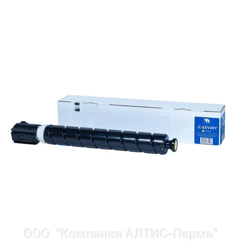 Тонер NV PRINT (NV-CEXV49Y) для CANON iR C3320/3325i/3330i/3530i, желтый, ресурс 19000 страниц от компании ООО  "Компания АЛТИС-Пермь" - фото 1