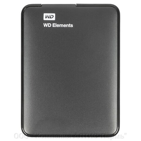 Внешний жесткий диск WD Elements Portable 1TB, 2.5, USB 3.0, черный, WDBUZG0010BBK-WESN от компании ООО  "Компания АЛТИС-Пермь" - фото 1