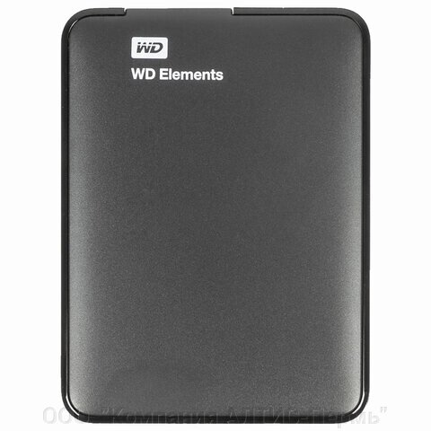 Внешний жесткий диск WD Elements Portable 4TB, 2.5, USB 3.0, черный, WDBW8U0040BBK-EEUE от компании ООО  "Компания АЛТИС-Пермь" - фото 1