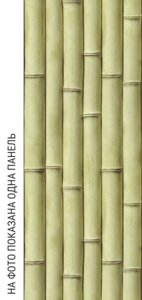 Матовая панель «Век», фотопечать, бамбук оливковый