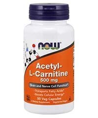 Ацетил-L-Карнитин / Acetyl-L-Carnitine 50 капсул, 500 мг.