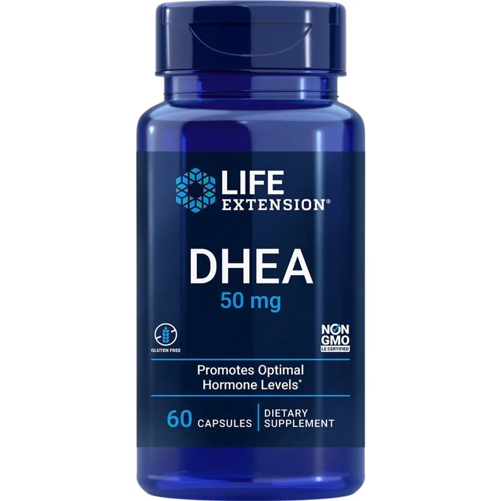 DHEA (50 мг) 60 капс - Нормализация горманального фона у мужчин и женщин от компании «Vitawel» - фото 1