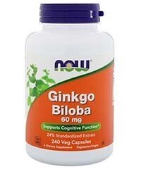 Гинкго билоба / Ginkgo Biloba 240 капс. 60 мг. от компании «Vitawel» - фото 1