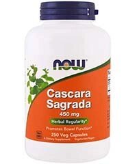 Каскара Саграда (Cascara Sagrada), Крушина 250 капс, 450 мг
