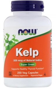 Келп (Бурая водоросль, йод) / Sea Kelp 325 мкг 250 капс