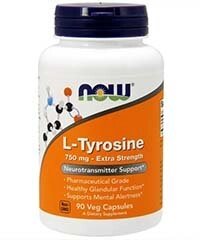 L-Тирозин (Брейн Бустер) / Brain Booster, 90 капс. 750 мг.