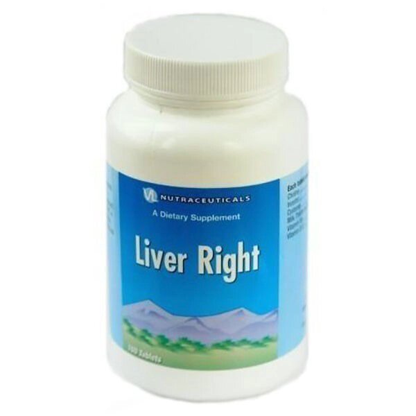 Ливер Райт (Гепатопротектор) Liver Right 100 табл. 1650 мг от компании «Vitawel» - фото 1