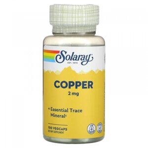 Медь / Copper 100 капс. 2 мг.