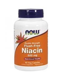 Ниацин двойная сила / Niacin Flush-Free 500 мг, 90 капсул