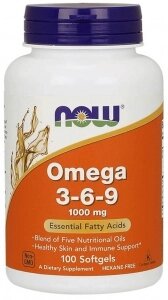 Omega 3-6-9 1000 мг 100 гел. капсул от компании «Vitawel» - фото 1