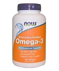 Омега 3 (Omega-3), 100 капсул, 1000 мг.
