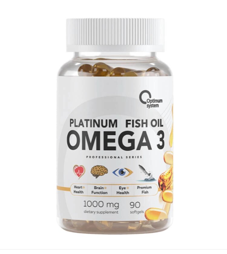 Омега 3 / Omega-3 Platinum Fish Oil 1000 мг от компании «Vitawel» - фото 1