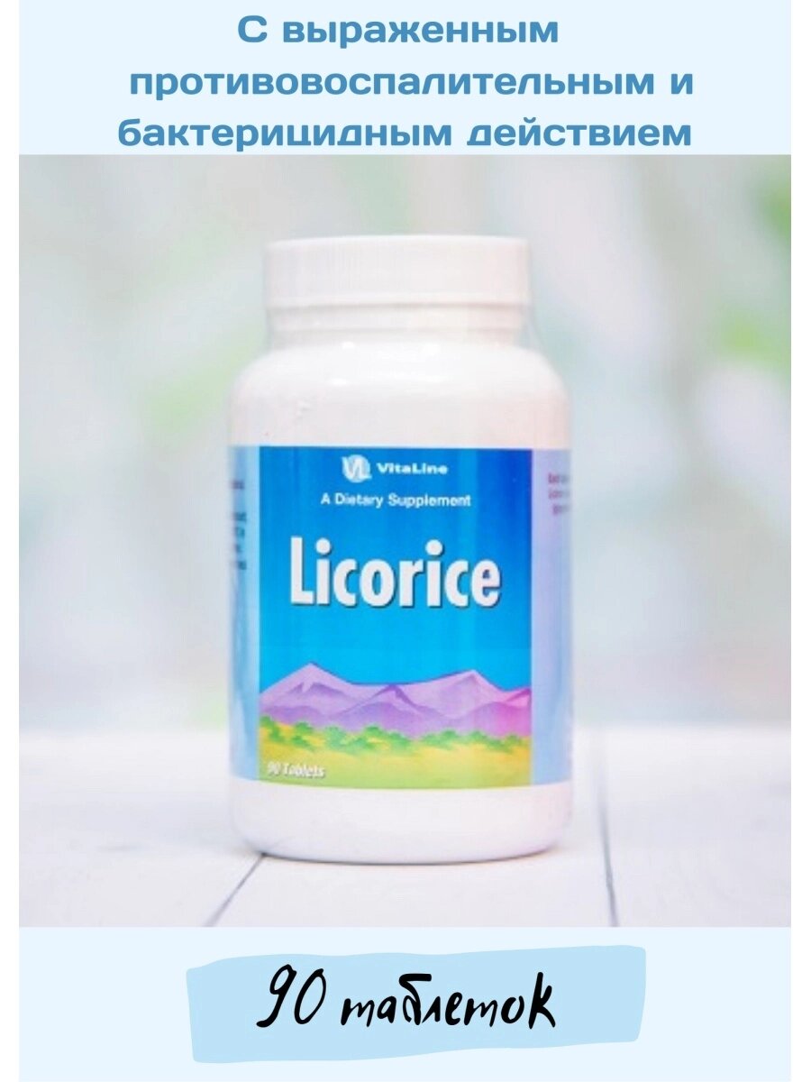 Солодка Плюс (Лакричник) Licorice 90 жев. табл. 250 мг - Москва