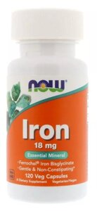 Железо хелат / Iron 120 капс. 18 мг. в Москве от компании «TopVit»