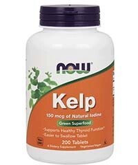 Келп (Бурая водоросль, йод) / Sea Kelp, 150 мкг, 200 таблеток