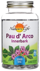 Кора муравьиного дерева / Pau D Arco 500 мг. 100 капс.