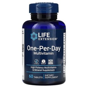 Витамины One-Per-Day от Life Extension 60 таб.