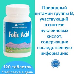 Фолиевая кислота / FolicAcid 120 таб. в Москве от компании «Vitawel»