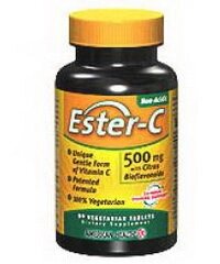 Эстер Си (Ester-C), витамин C, 90 таб, 500 мг.