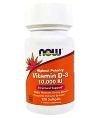 Витамин D3. 10000 мг. 120 капс. Vitamin D3 - обзор