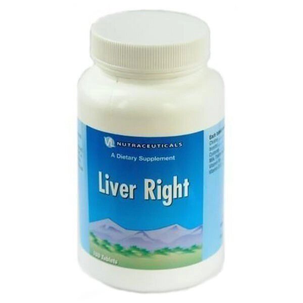 Ливер Райт (Гепатопротектор) Liver Right 100 табл. 1650 мг - фото