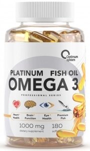 Омега 3 / Omega-3 Platinum Fish Oil 1000 мг 180 капсул