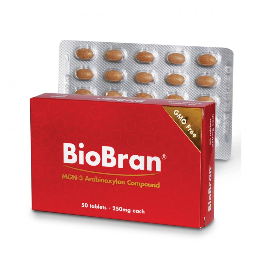 Биобран / Bio. Bran 50 таблетки 250 мг. - акции