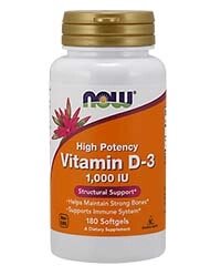 Витамин D3. 1000 мг. 180 капс. Vitamin D3 - выбрать