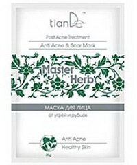Master Herb TianDe. Маска для лица от угрей и рубцов, 1 шт.