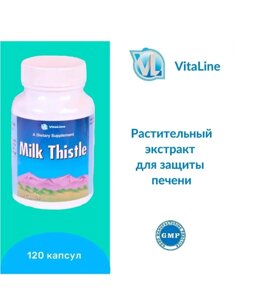 Милк Тисл / Milk Thistle 120 капс. 100 мг в Москве от компании «Vitawel»