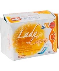 Прокладки с анионами гигиенические дневные Lady Care 10 шт. от компании «Vitawel» - фото 1