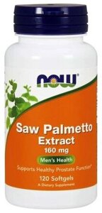 Со пальметто экстракт 160 мг 120 гел. капс. Saw Palmetto Extract