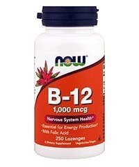В-12 (Цианокобаламин) 250 таб, 1000 мкг от компании «Vitawel» - фото 1