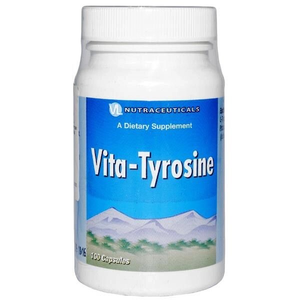 Вита Тирозин / Vita-Tyrosine 100 капc. 500 мг от компании «TopVit» - фото 1