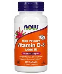 Витамин D3. 1000 мг. 360 капс. Vitamin D3