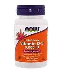 Витамин D3. 5000 мг. 120 капс. Vitamin D3